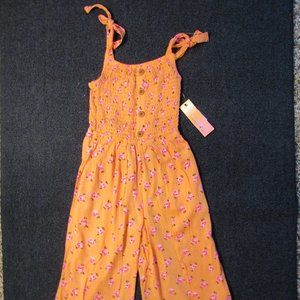 Sunset Sky girls smocked romper size 5